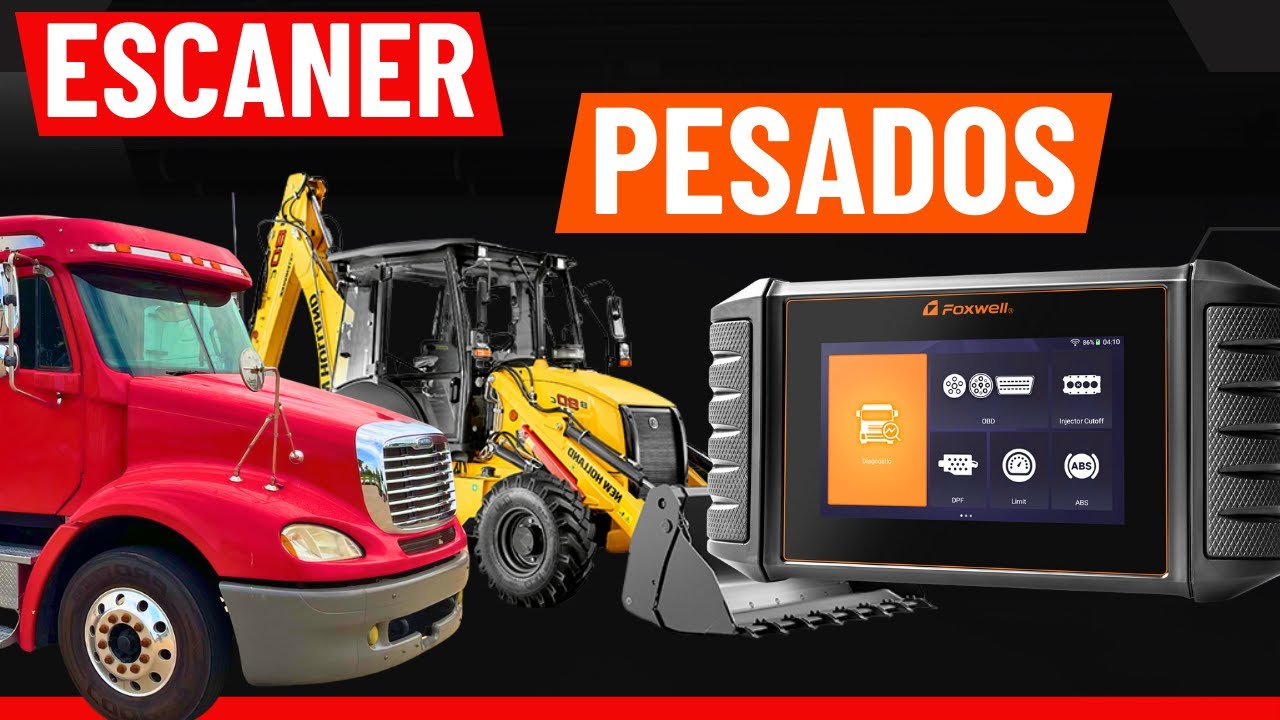Escaner Pesados FOXWELL HD500  Diésel Heavy Duty Review 2025