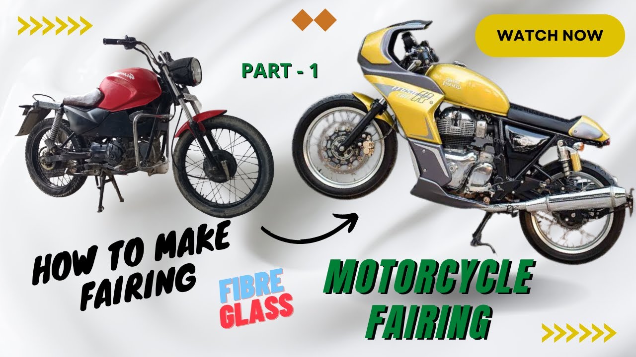 How to make Carbon Fiber Motorcycle Fairing at home_Hero Glamour [Part-1]