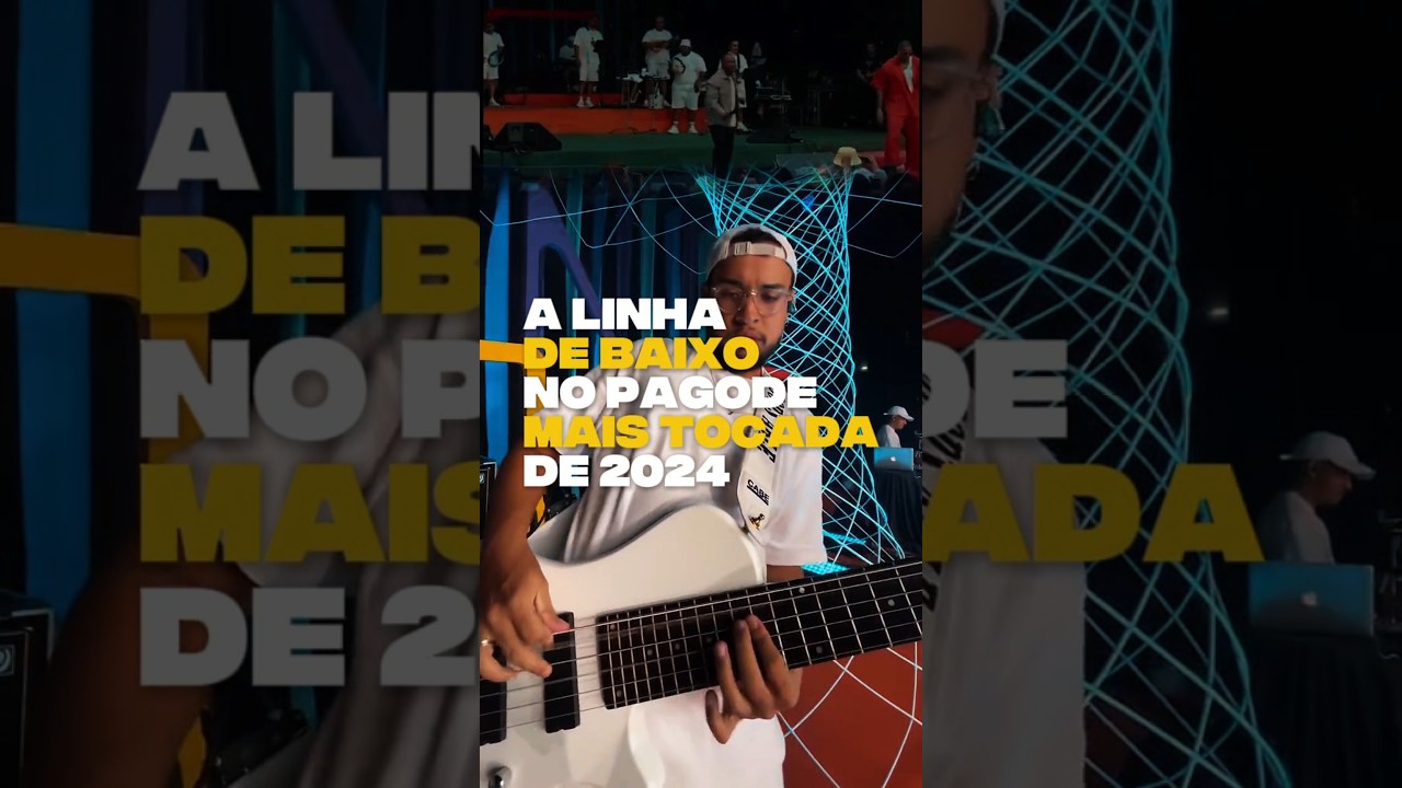 ESSA FOI A LINHA DE BAIXO NO PAGODE MAIS EXECUTADA DE 2024 #pagode #samba #bass #contrabaixo