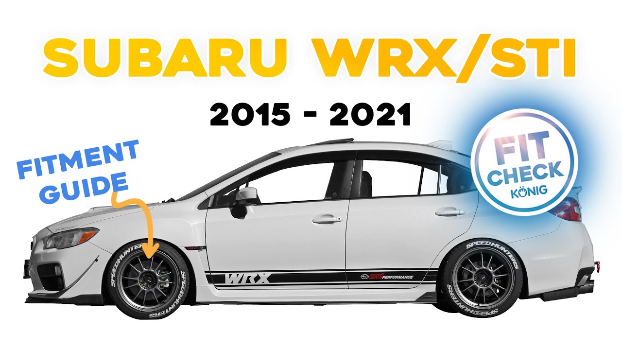 Here's what wheels will FIT your WRX/STI (2015-2021) | Fit Check