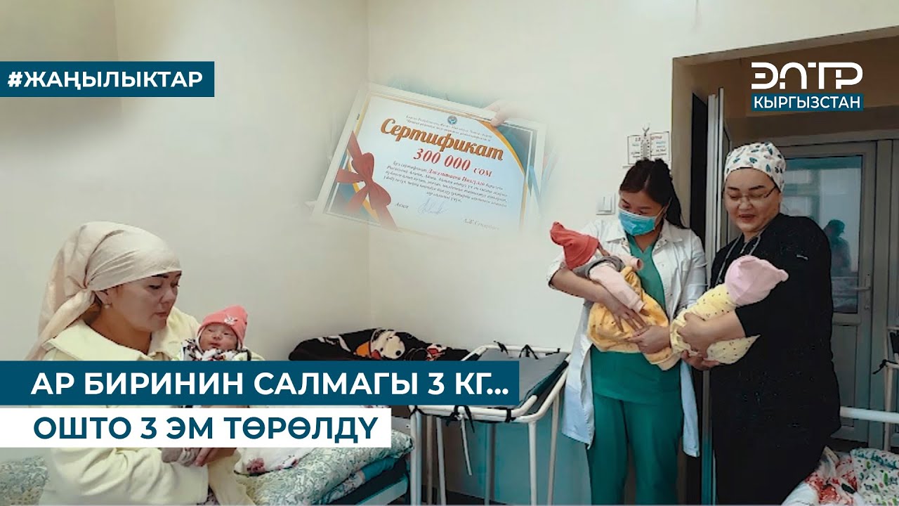 АР БИРИНИН САЛМАГЫ 3 КГ... ОШТО 3 ЭМ ТӨРӨЛДҮ