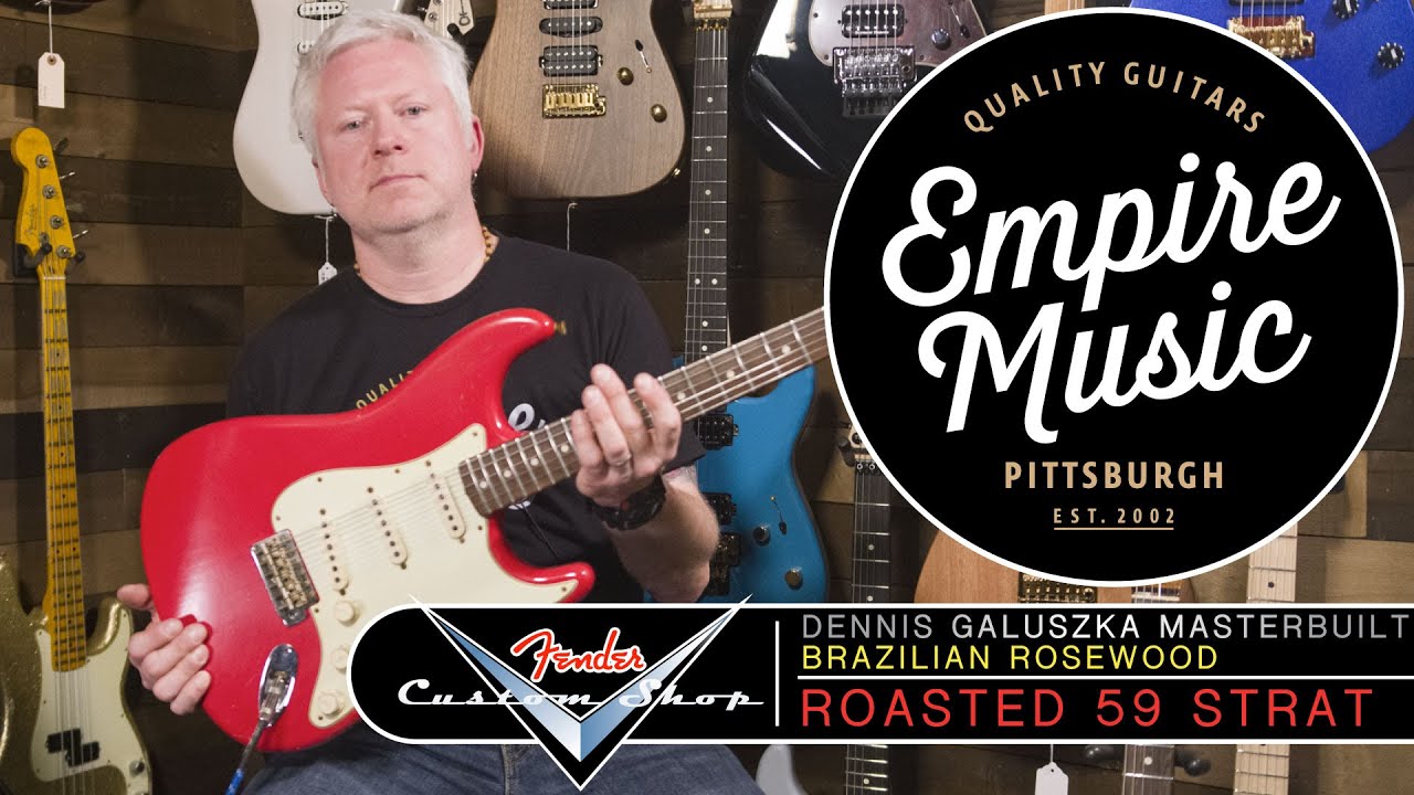 Fender Custom Shop Dennis Galuszka Masterbuilt Roasted 59 Strat (Brazilian Rosewood) - EMPIRE MUSIC