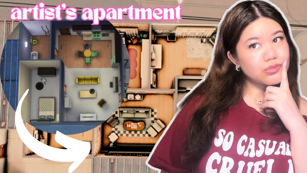 Renovating an apartment in The Sims 4!!??
