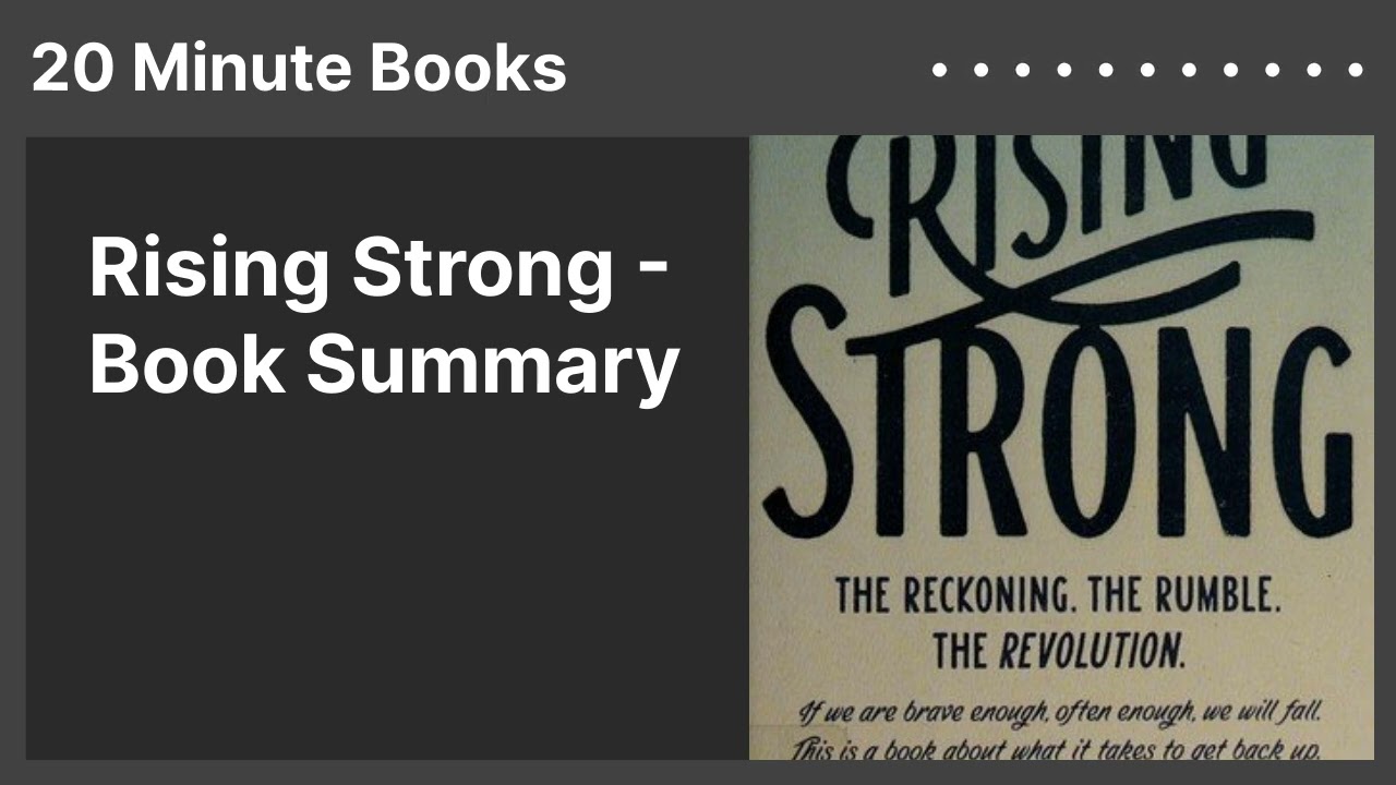 Rising Strong - Book Summary
