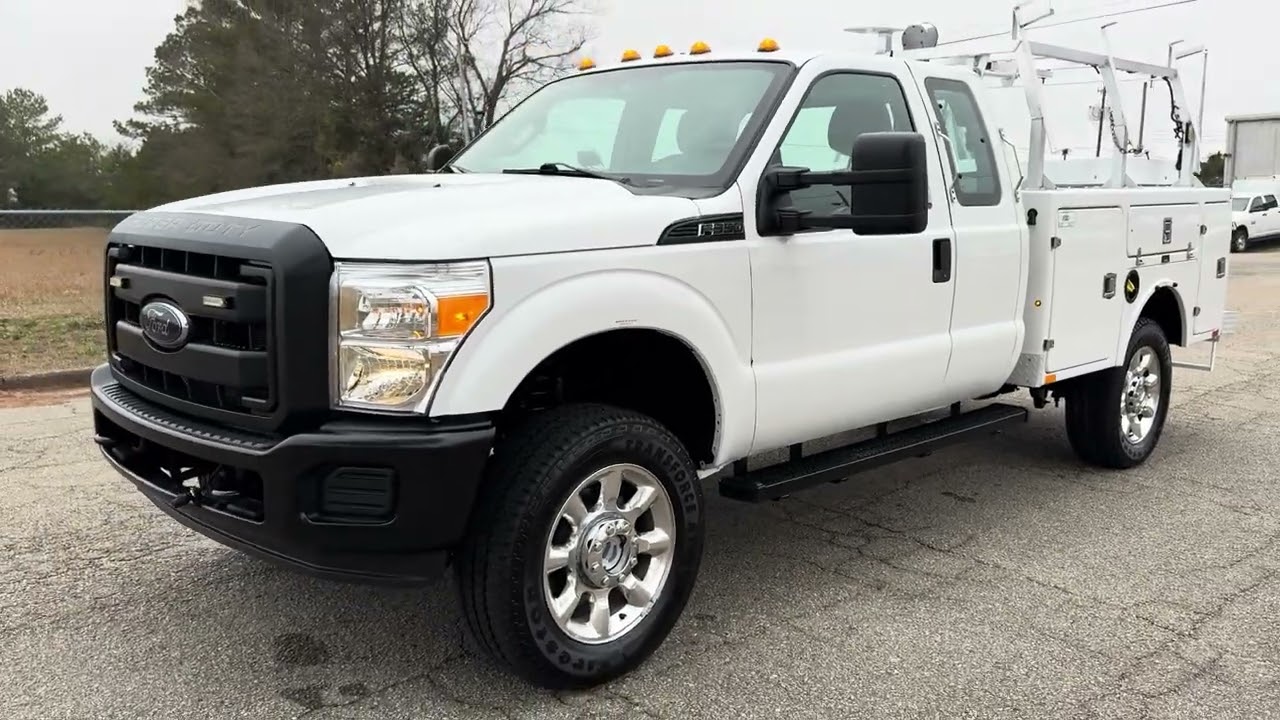 Ford F350 4x4 2011 года выпуска, сервисный грузовик, грузовик для механиков на продажу.