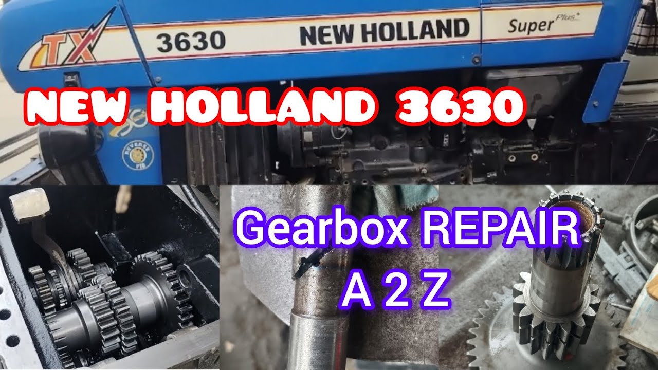 NewHolland 3630 Super Plus GEAR BOX Repair || PTO Shaft Change || New Holland Gearbox Repair A 2 Z