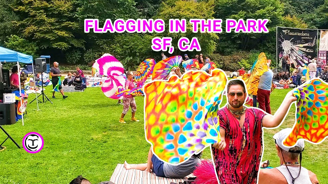 Flagging in the Park, SF CA