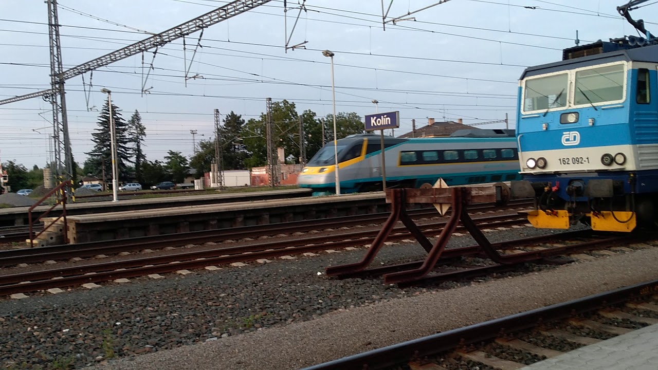 Vlaky ve stanici KOLÍN 22. 8. 2019