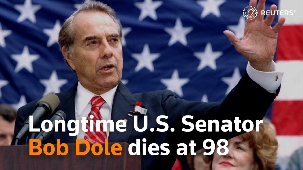 Longtime U.S. Senator Bob Dole dies at 98
