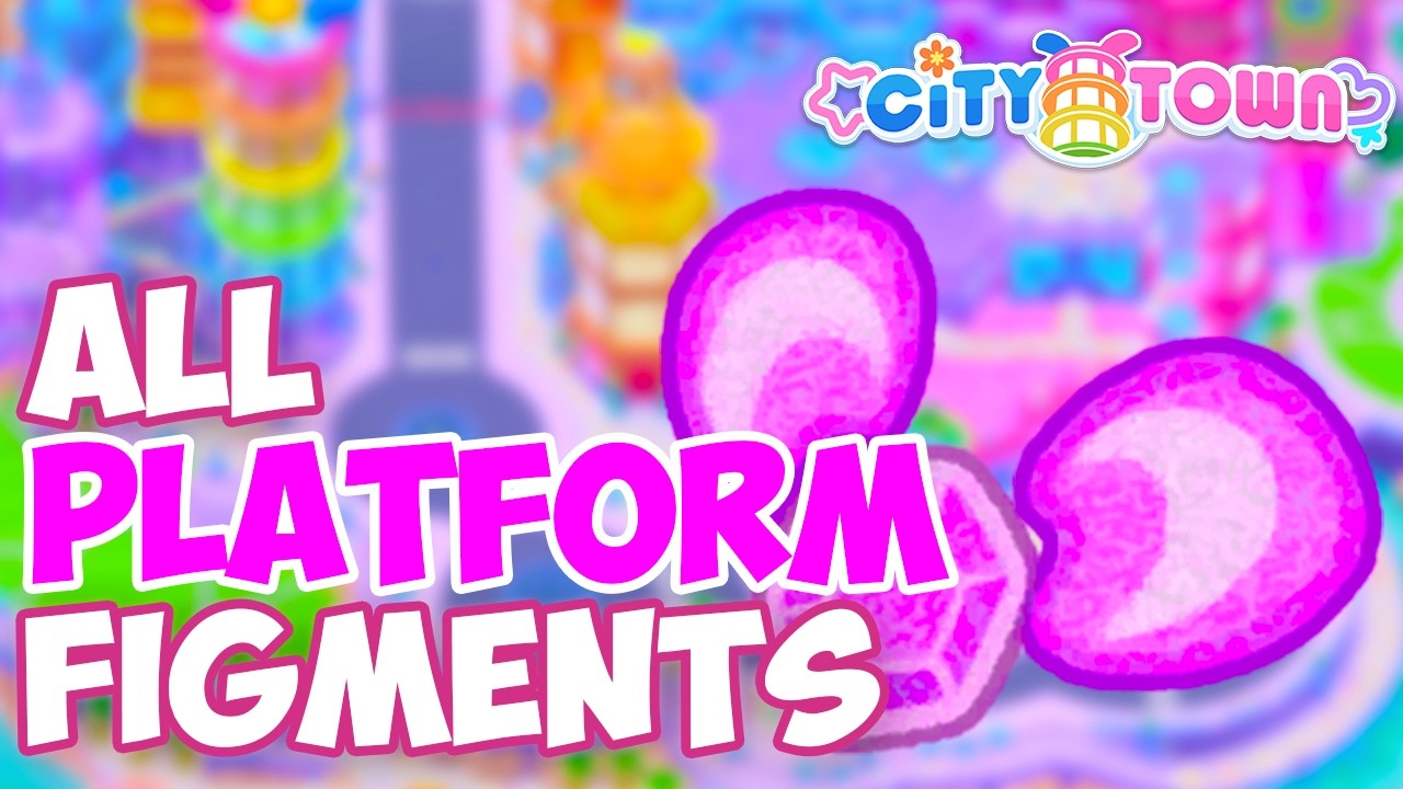 Where to find the PURPLE FIGMENTS in City Town in Hello Kitty Island Adventure?