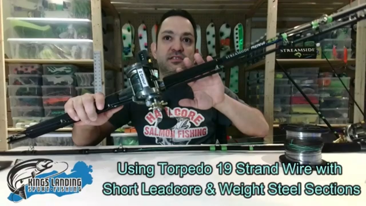 Advantages/How to use Torpedo 19 Strand as backer for Short Core/Weighted Steel Great Lakes Ontario