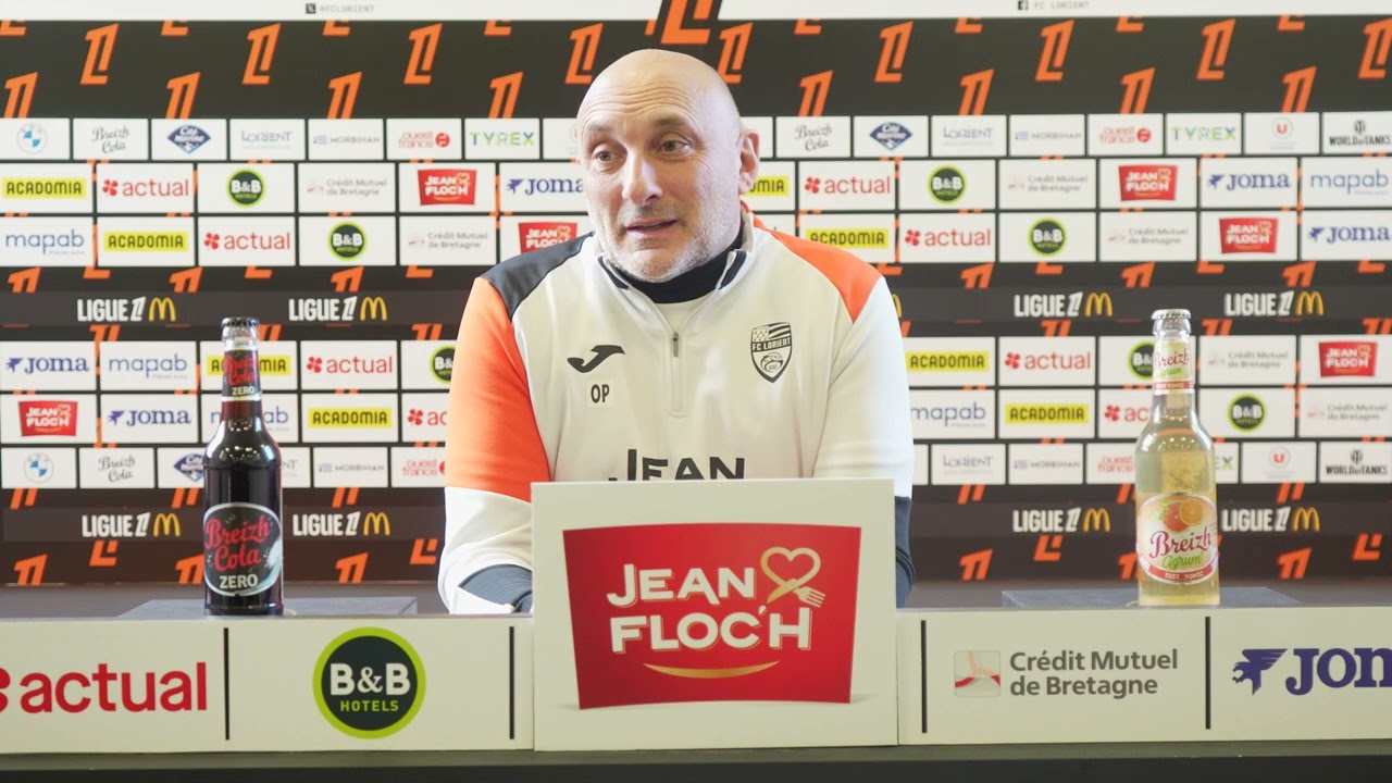 Le point presse d'Olivier Pantaloni avant FC Lorient - Paris FC (CdF) 25-26