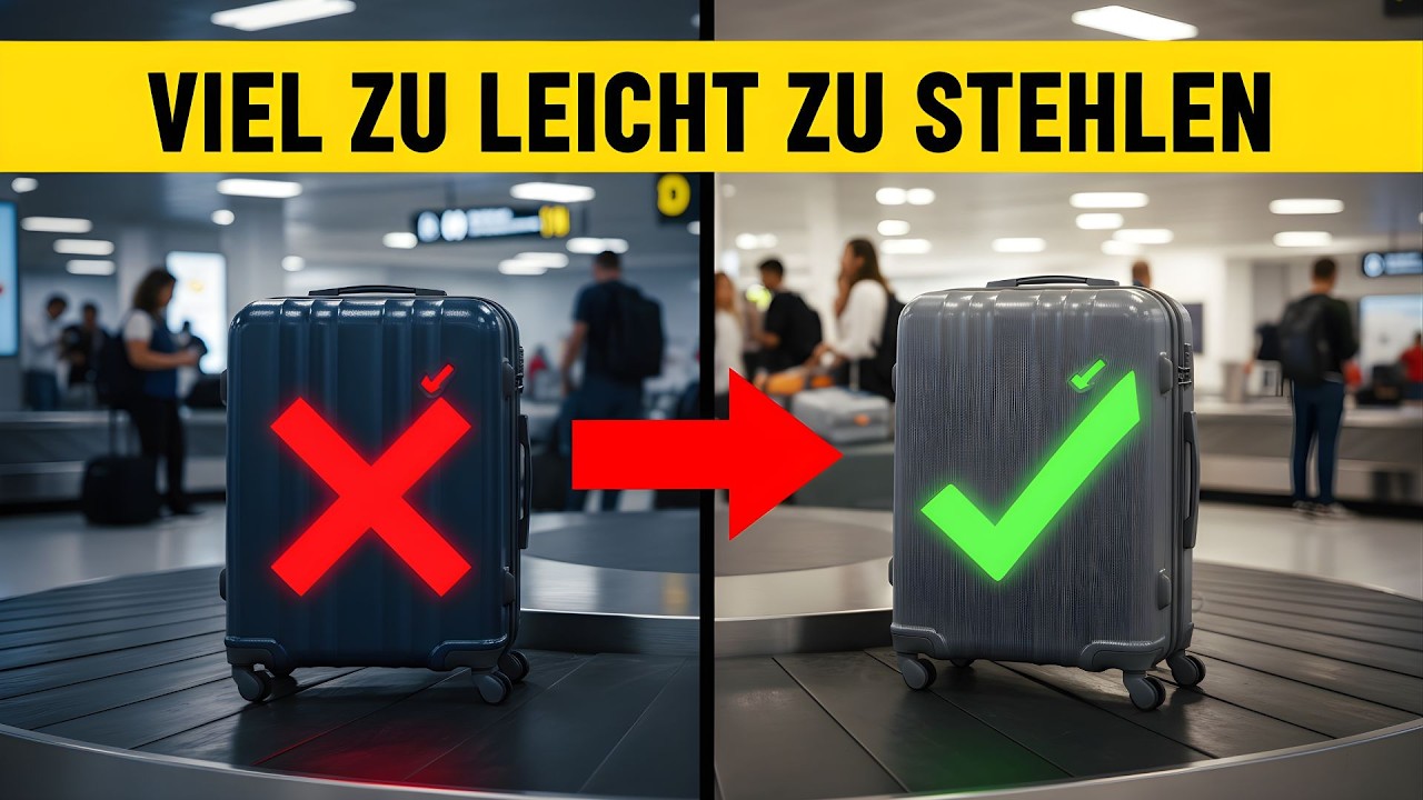 10 Gepäck Tricks, die Airlines lieber verschweigen (So verlierst du nie wieder deinen Koffer)