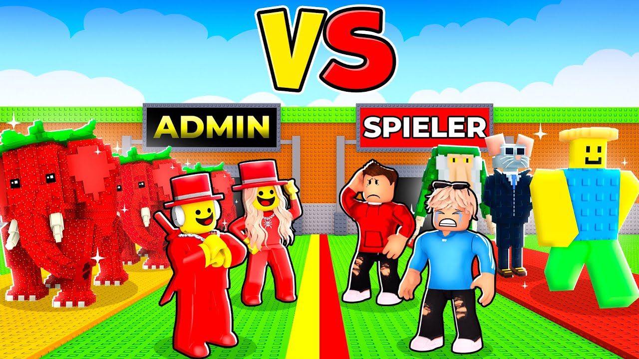 ADMINS vs SPIELER In Steal a Brainrot...