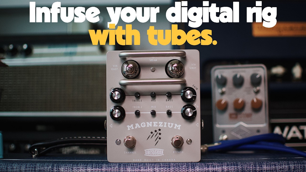 Add real tube life to your direct rig! | Tubesteader Magnezium | Dual Channel Tube Preamp