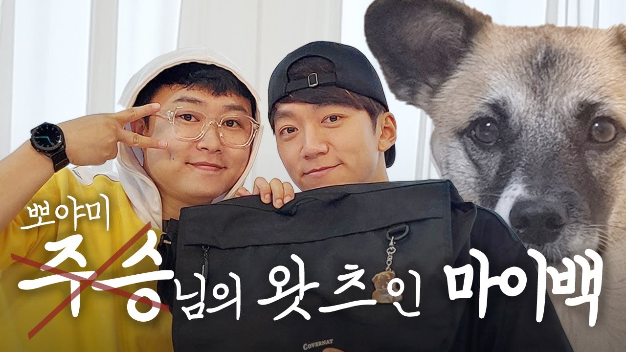 뽀야미🐶.. 아니 이주승 성우님의 왓츠 인 마이백!