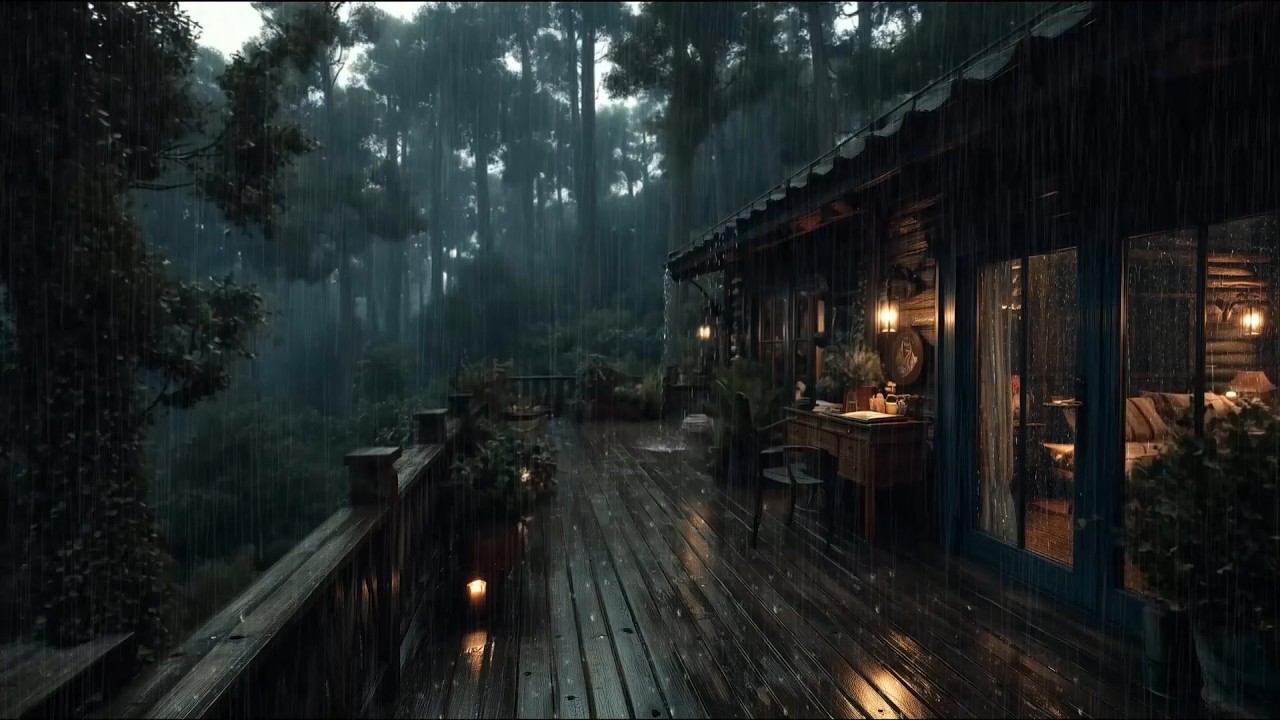 Gentle Rain Sounds to Help You Sleep | Forest Rain for Deep Relaxation