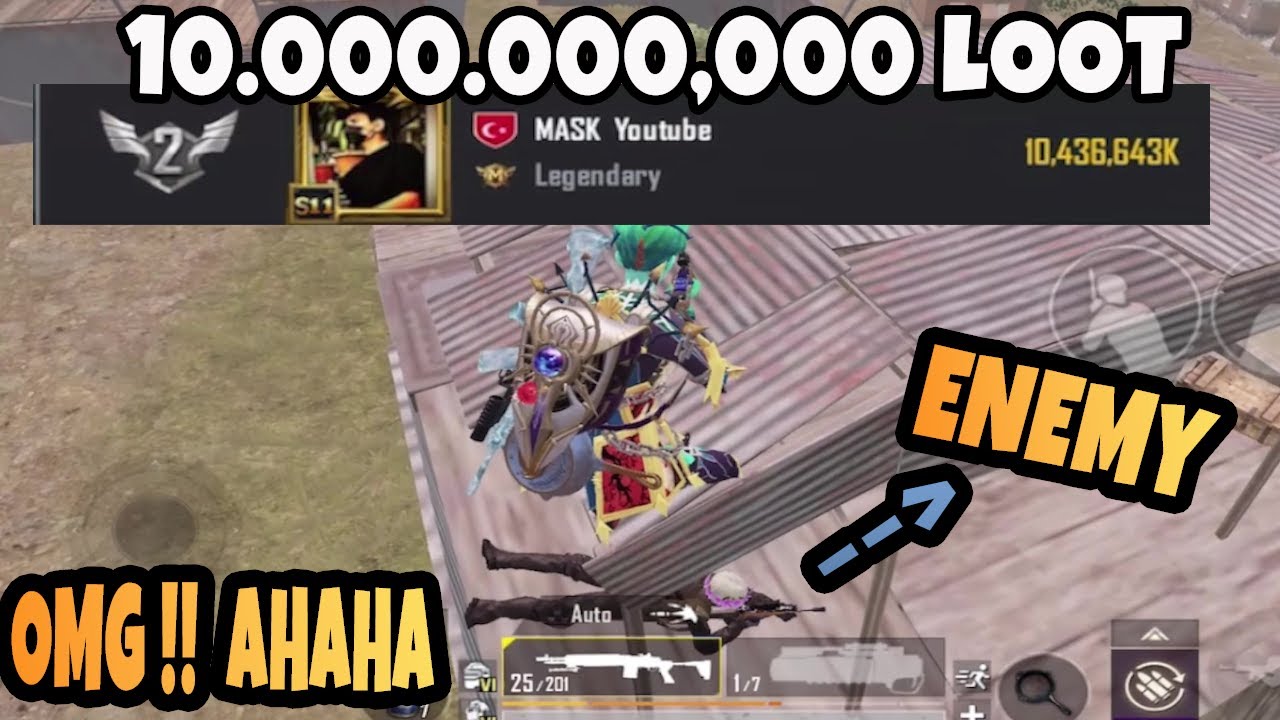 Я НАД ВРАГОМ – 10 000 000 000 ДОБЫЧИ – PUBG METRO ROYALE ГЛАВА 17
