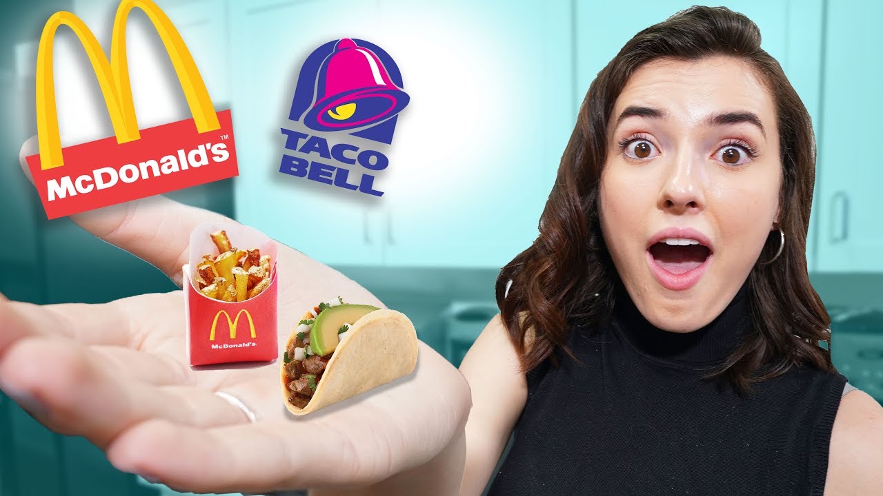 How To DIY Tiny Fast Food!