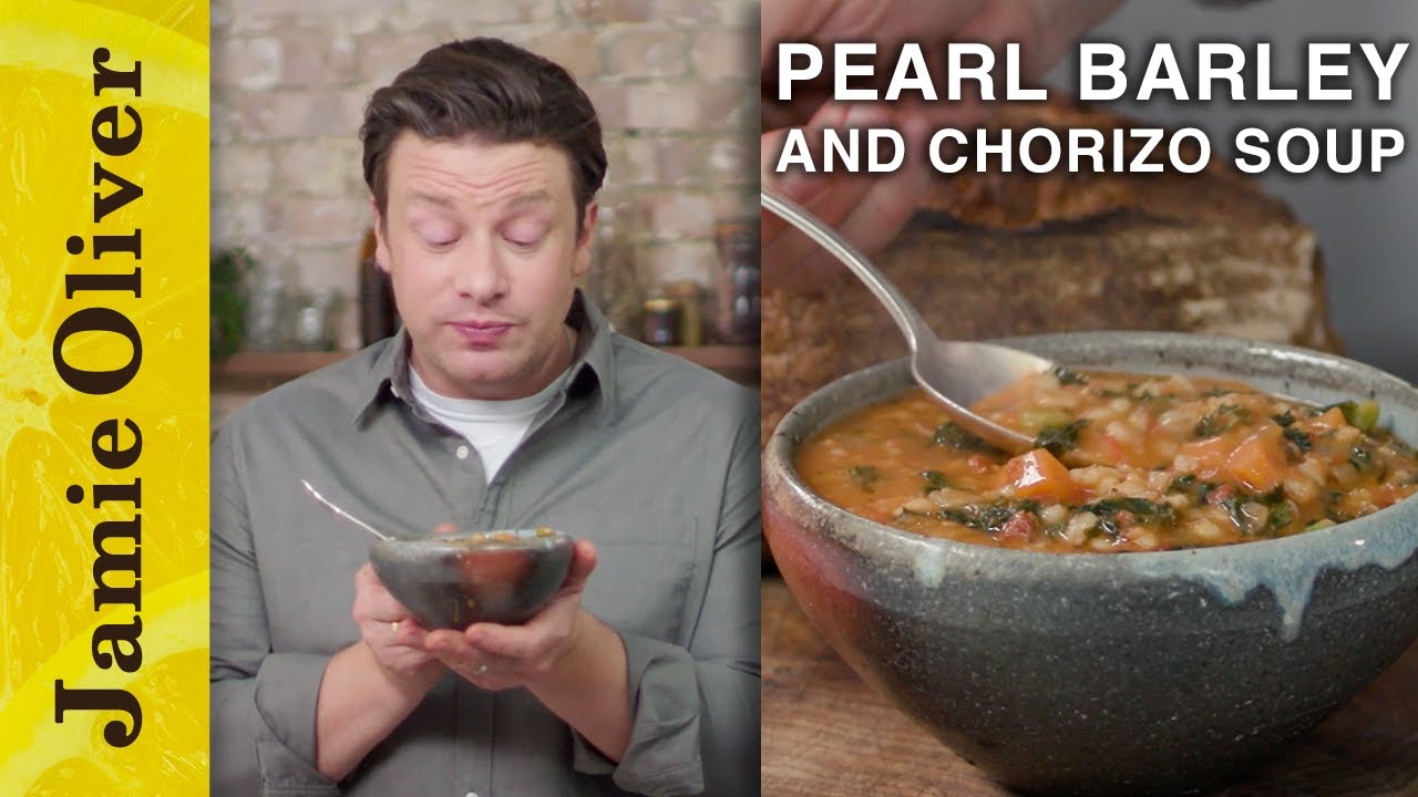 Pearl Barley and Chorizo Soup | Jamie Oliver