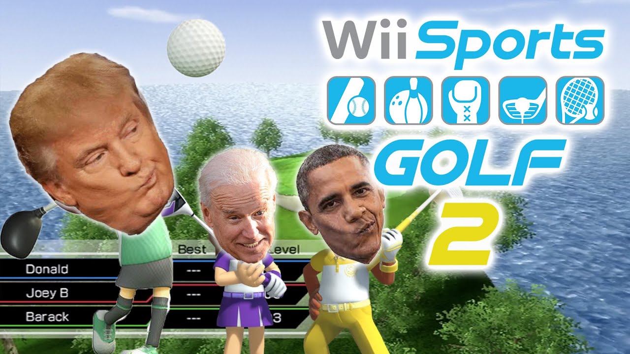 Presidents Play Wii Sports Golf - СПЕЦИАЛЬНЫЙ ГОСТЬ