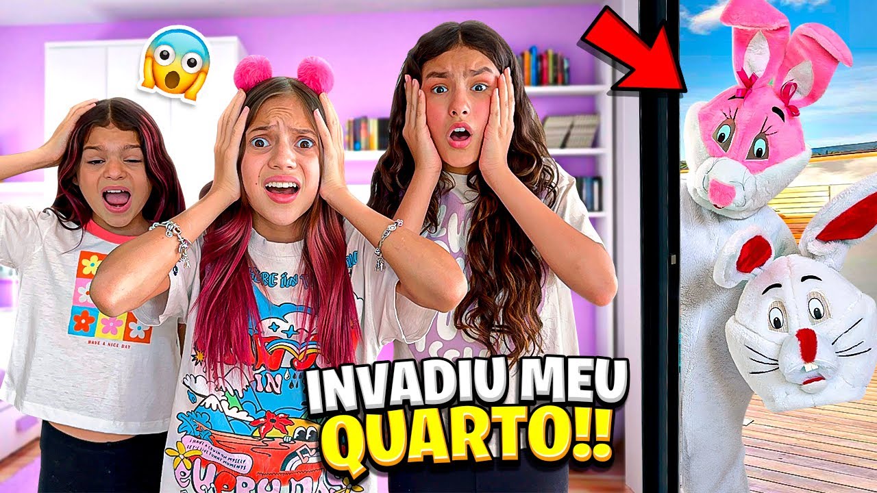 JÉSSICA ,MANU E LOUISE BRIGARAM FEIO POR CULPA DO COELHO MALVADÃO