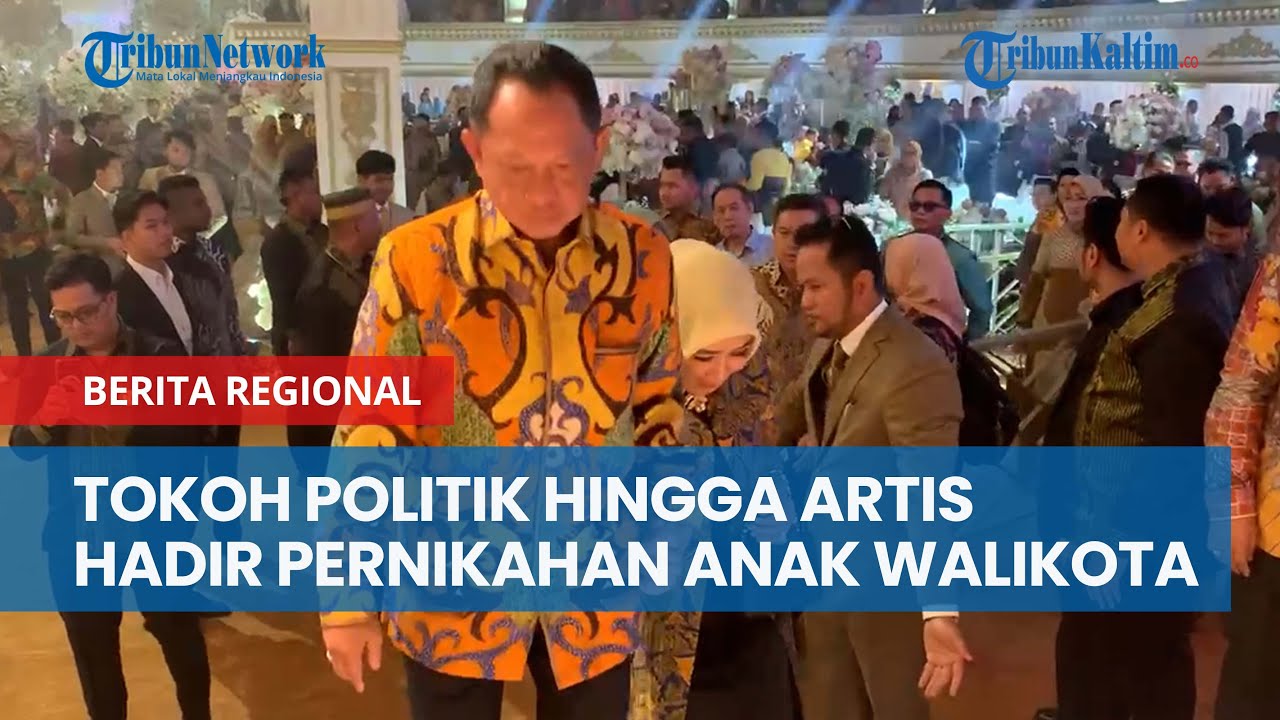 Tokoh Politik Hingga Artis yang Hadir di Pernikahan Anak Walikota Balikpapan