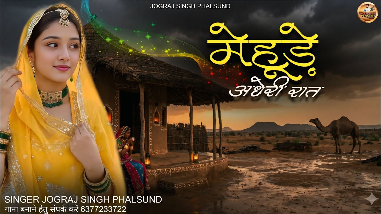 मेहूड़े अंधेरी रात / Rajasthani Viral Song / सिंगर जोगराजसिंह Jograj Phalsund