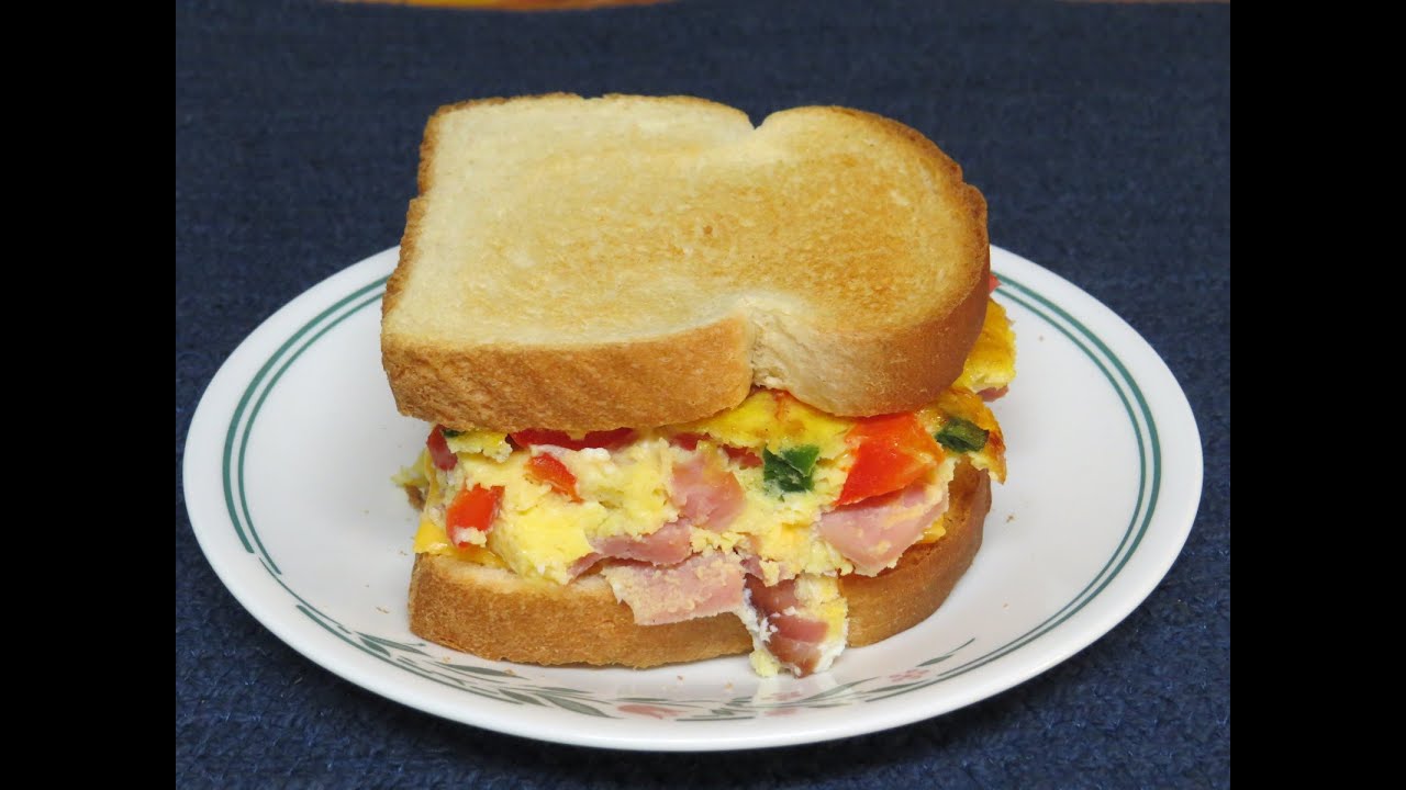 How to Make a Western Sandwich in the Toaster Oven~Easy Cooking