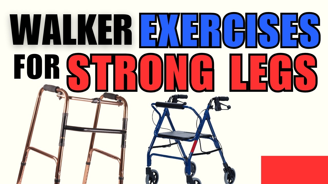 Best Exercises with a Walker (7 Minute Workout for Seniors)