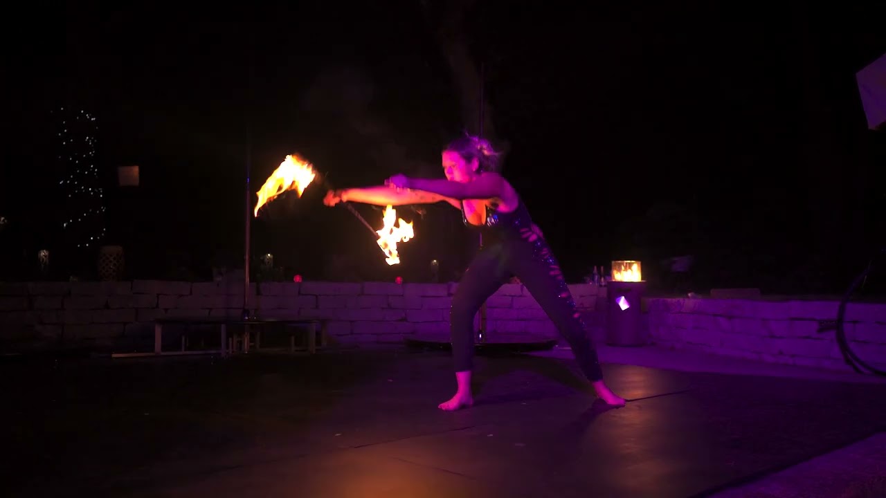 Fire levitation wand