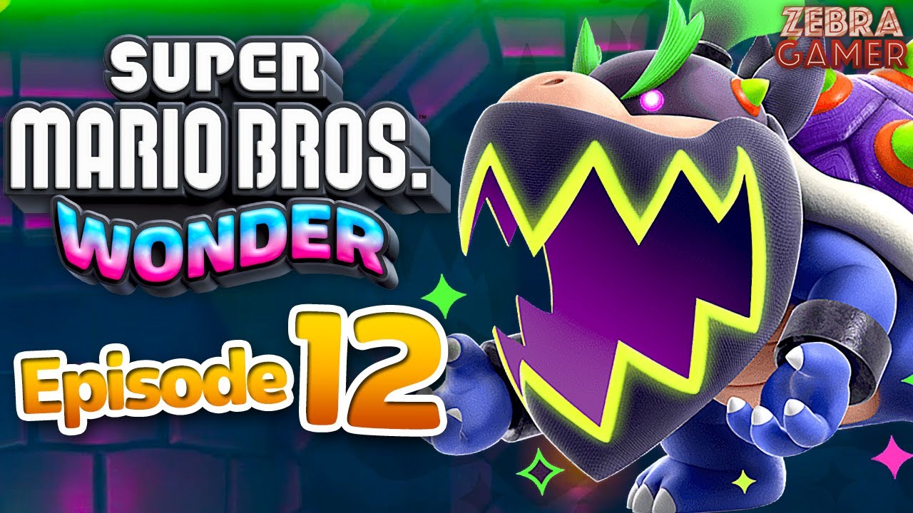 Super Mario Bros. Wonder Gameplay Walkthrough Part 12 - World 6 Deep Magma Bog 100%!