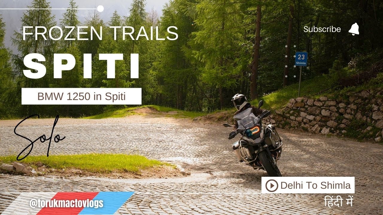 Delhi to Shimla on BMW R 1250 GS Adventure | Spiti Valley Road Trip | Ep. 1