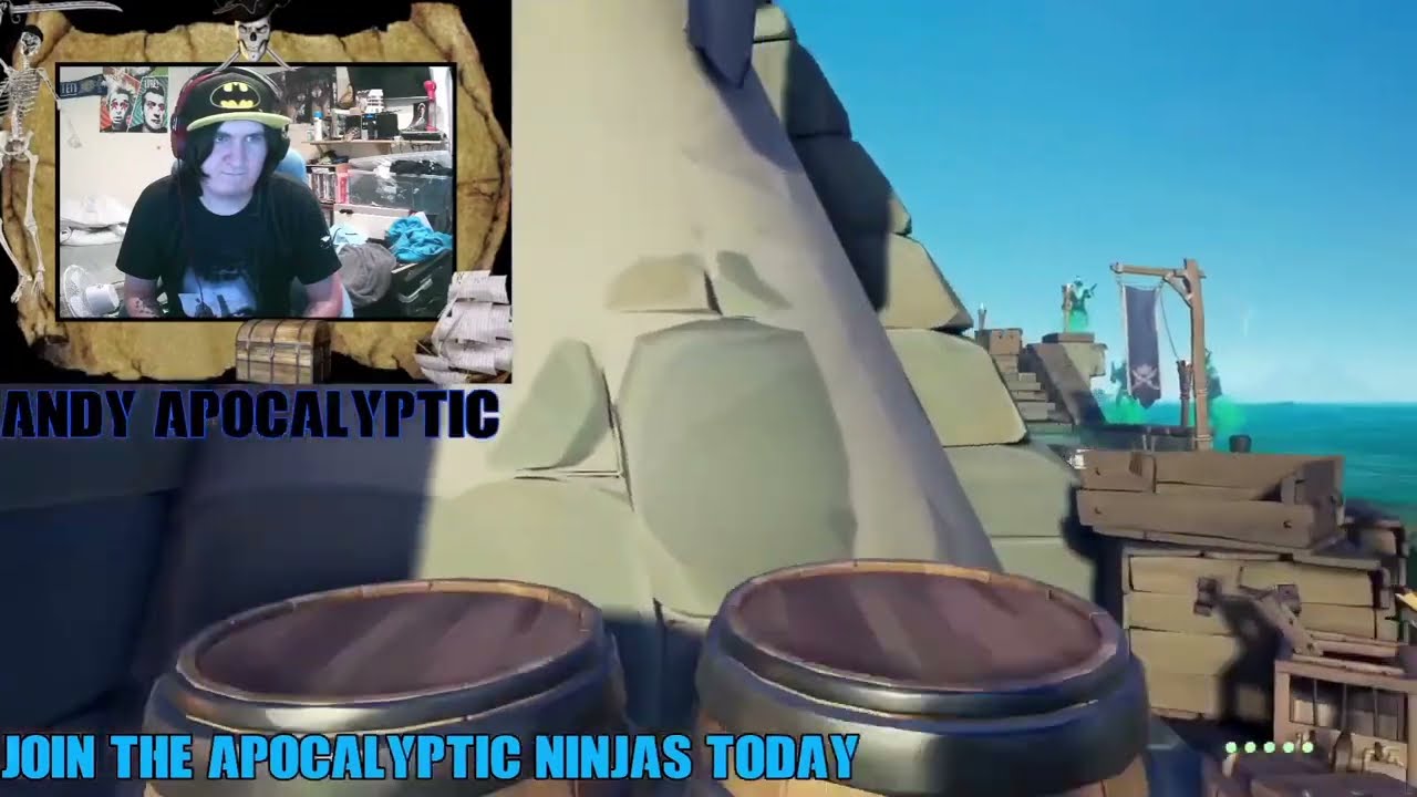 BOWPL SEA OF THIEVES SERIES THE ATTACK OF THE APOCALYPTIC NINJA MASTER ON THE OCEAN FORTRESS