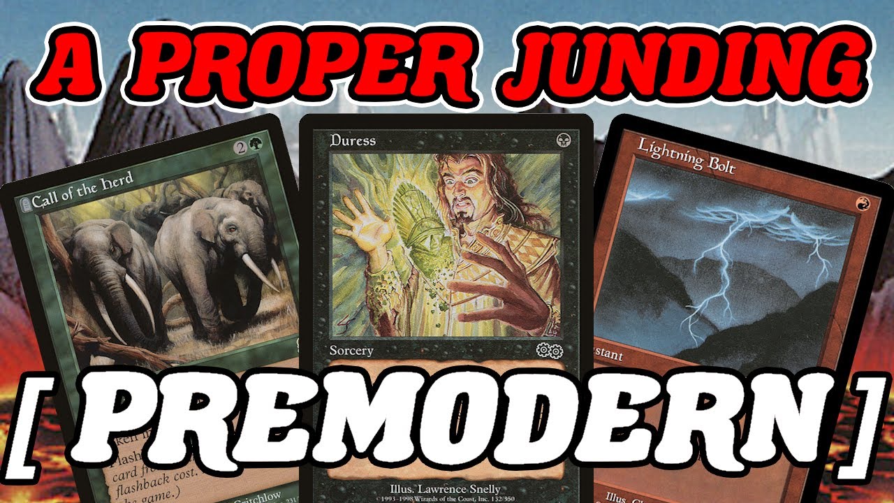 A PROPER JUNDING! Premodern Green, Red and Black Midrange MTG