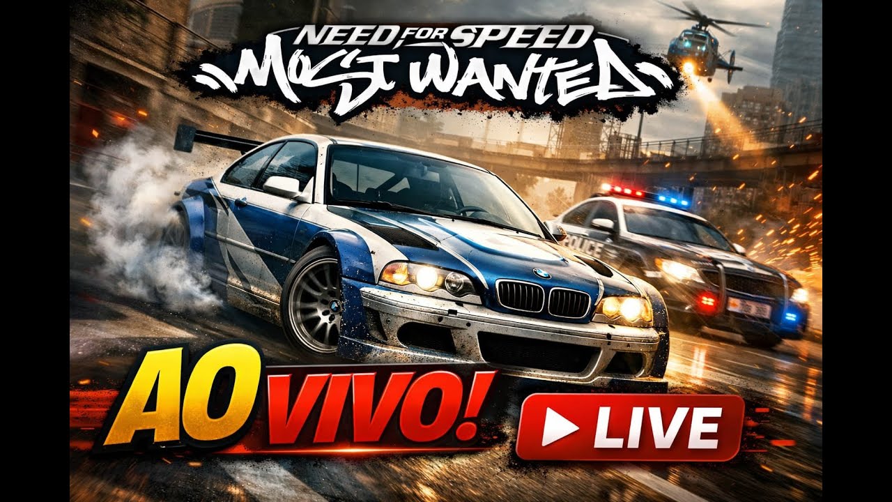 🔥 FUGA INSANA AO VIVO! NEED FOR SPEED MOST WANTED – POLÍCIA NO LIMITE! 🚓💨