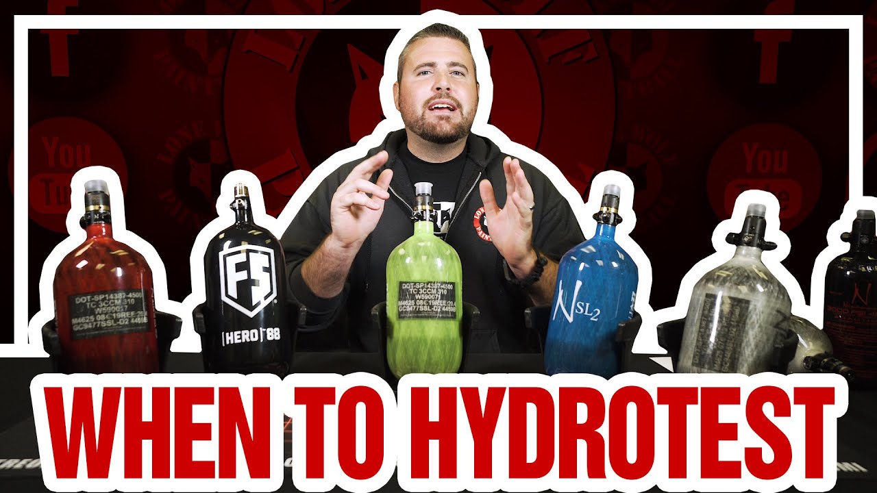 When do you Hydrotest a Paintball Tank | When to Re-Hydro Your Tank | Lone Wolf Paintball Michigan