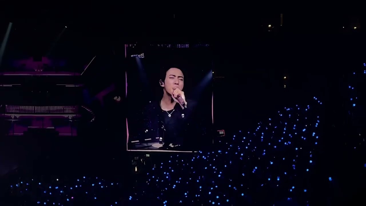 BTS JIN ‘BACKGROUND’ RUNSEOKJIN EP. TOUR 7.17.25 ANAHEIM HONDA CENTER DAY 1