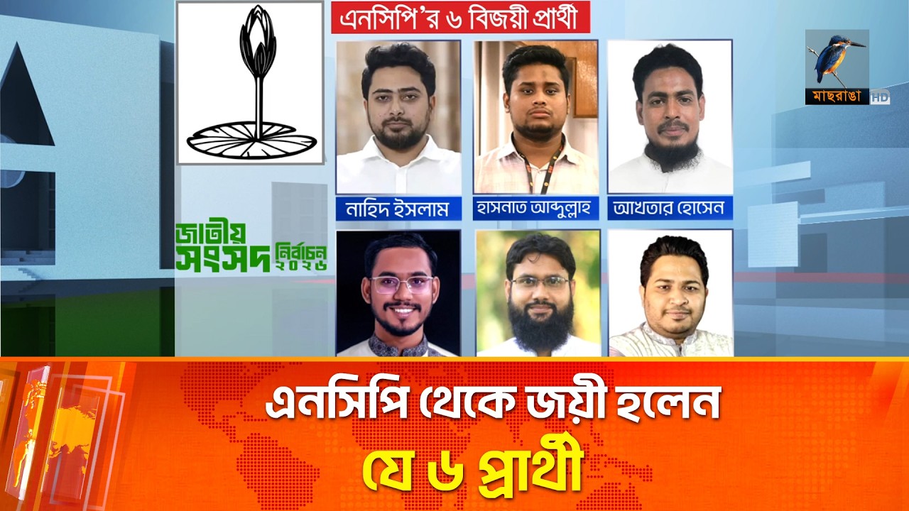 এনসিপির ঝুলিতে ৬ আসন, কারা হলেন জয়ী | Maasranga News