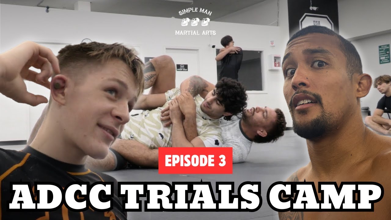 Слепой борец тренируется в Simple Man Martial Arts | Видеоблог ADCC Trials, эпизод 3