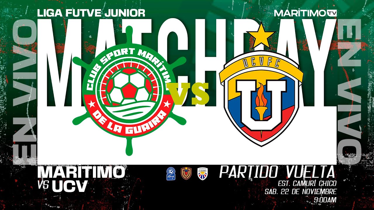 MARÍTIMO VS UCV | LIGA FUTVE JUNIOR SUB 19 | FINAL 2 (P-4) -2 (P-5) | 22/11/25