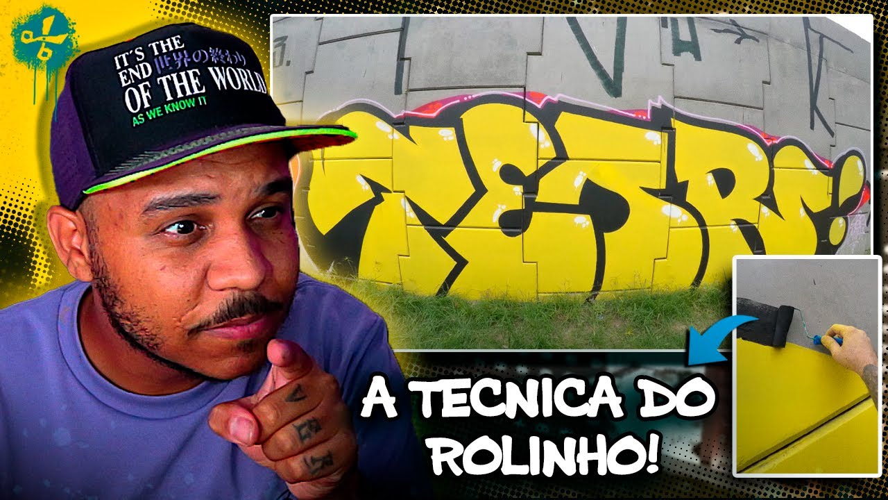 TEOR MOSTRANDO SEU TALENTO NO GRAFFITI COM ROLINHO!