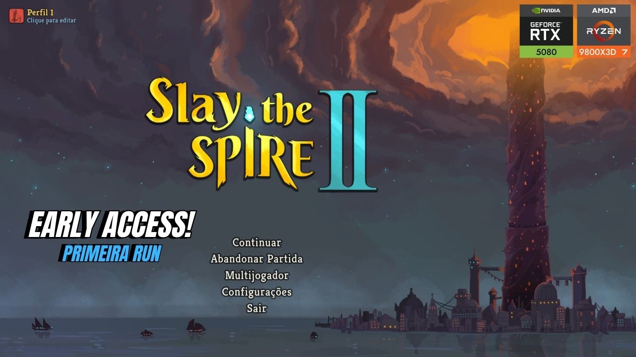 Primeira Run em Slay the Spire 2 – Ato 1 (Early Access Gameplay)