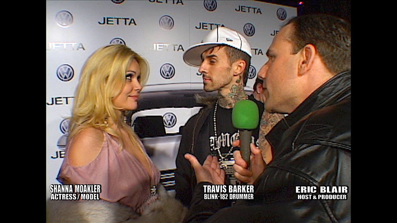 Travis Barker, Shanna Moakler & Eric Blair 2005 VW Jetta Red Carpet