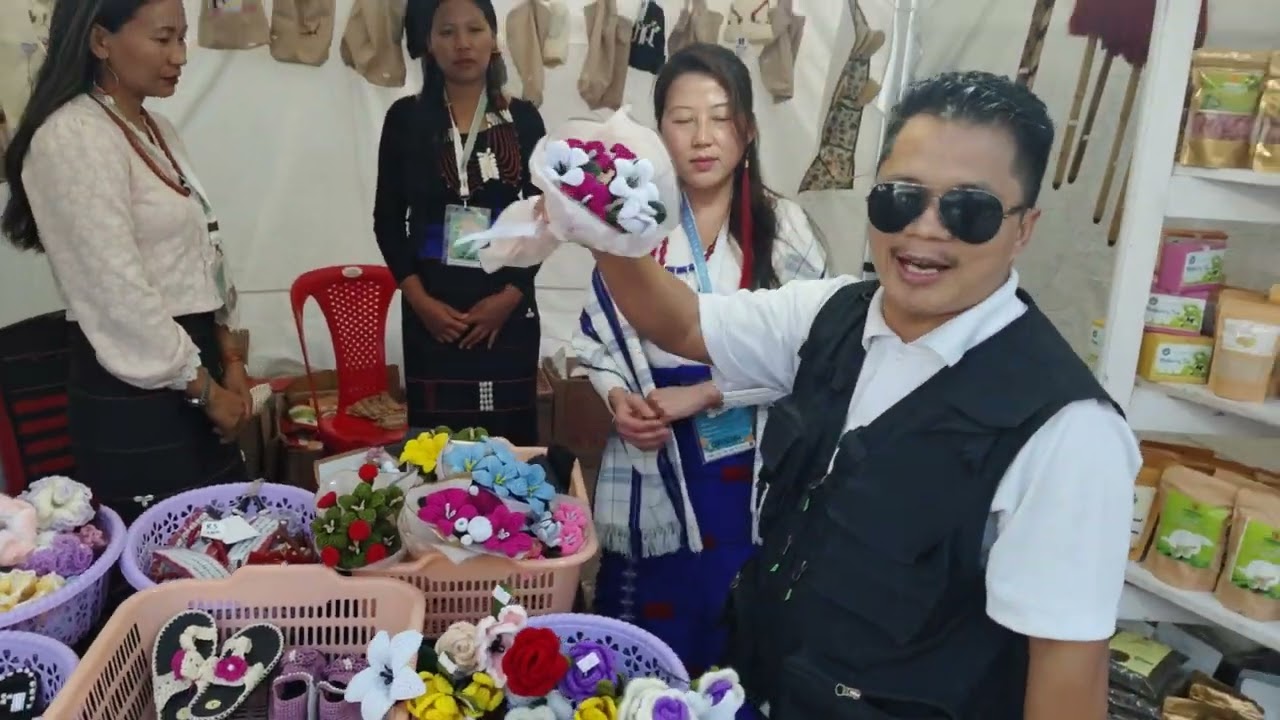 S Jomoh visits in ARUNACHAL SARAS FAIR 2026                DK Convention itanagar, Arunachal Pradesh