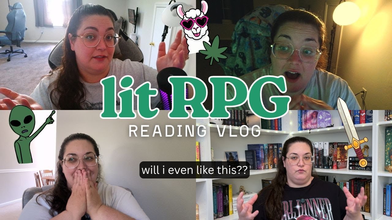 LIT RPG (reading vlog) - If I don't like these Lit RPG books I'm QUITTING READING!!! 🚫