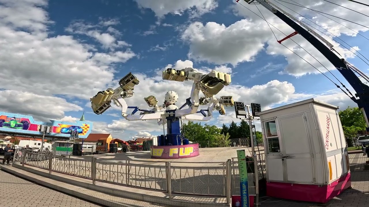 Lunapark Triska - karuzela Speed Flip off ride Śmigiel 2025