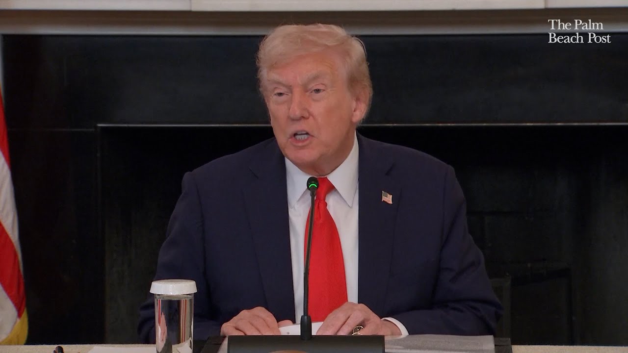 Donald Trump says 'we took the freedom of speech away' amid flag burning at protest