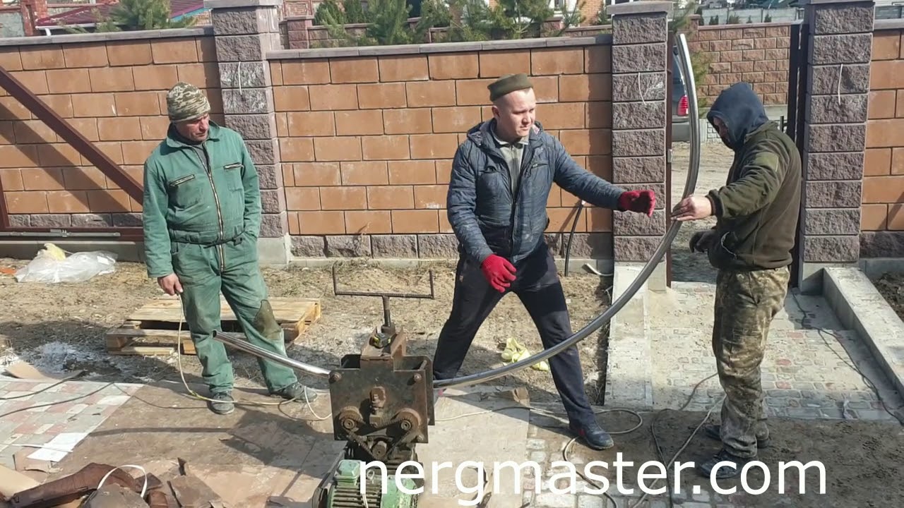 Монтаж перил для винтовой лестницы. Часть1