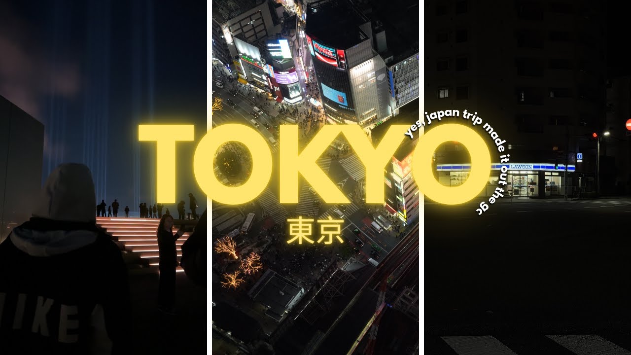 yes, japan trip made it out the gc - tokyo vlog!